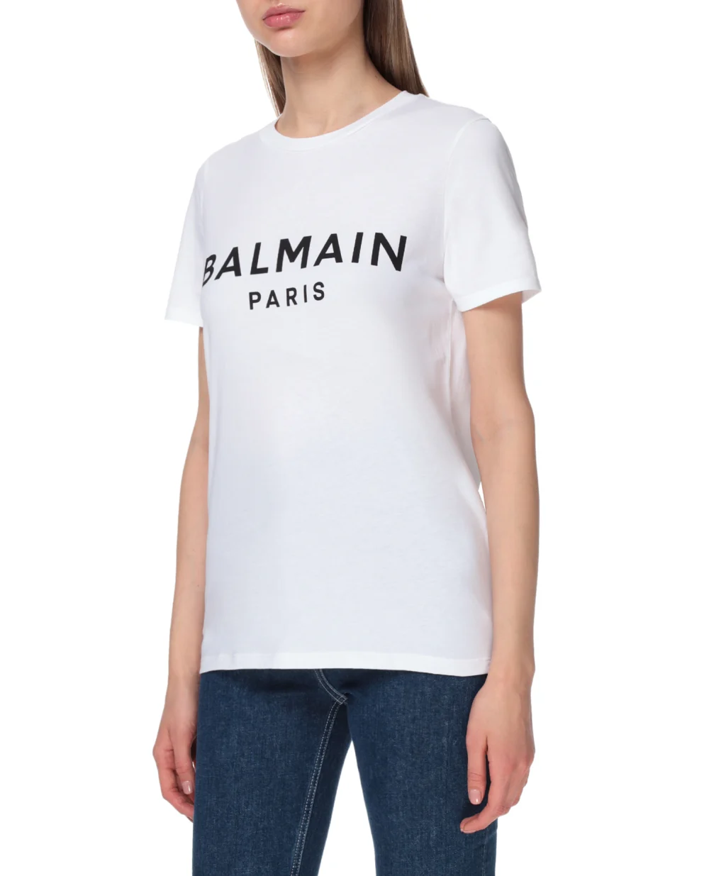 Футболка Balmain VF11350B019, белый цвет • Купить в интернет-магазине Kameron
