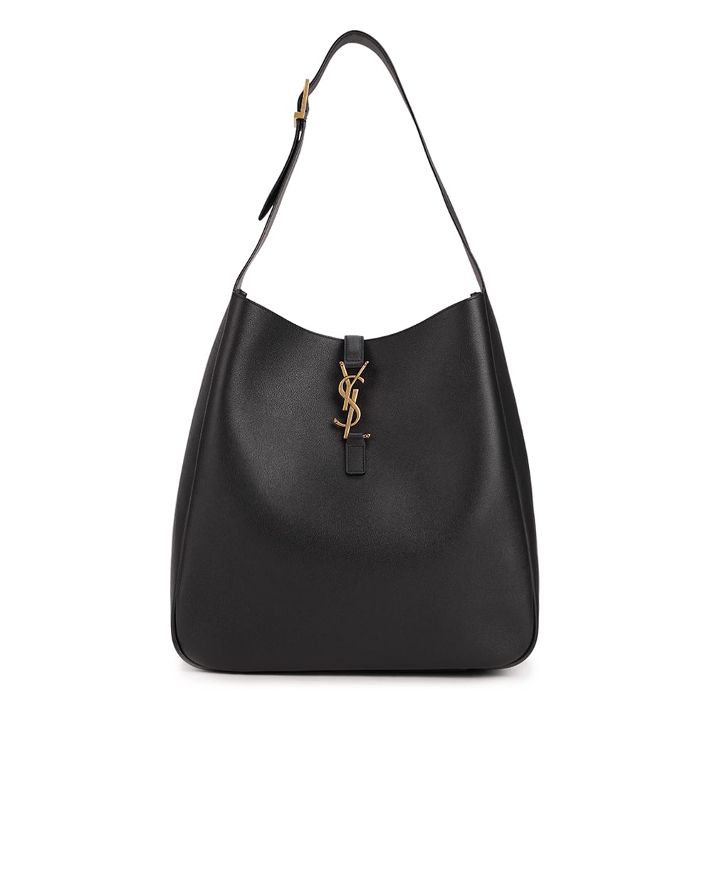 Кожаная сумка Le 5 À 7 Supple Large Saint Laurent 753837-AAAUQ, черный цвет • Купить в интернет-магазине Kameron
