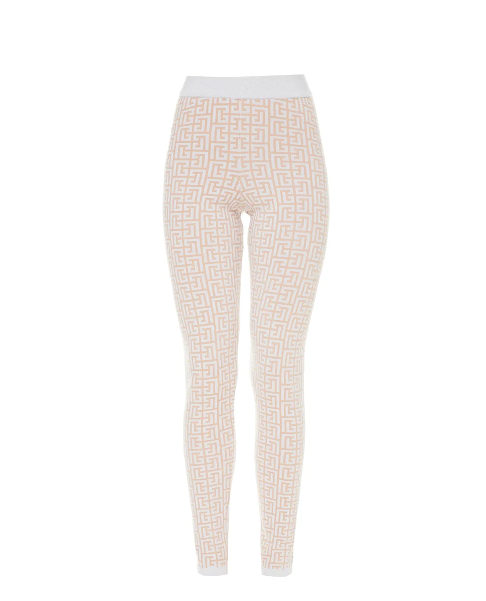 Леггинсы Balmain XF1PD005KB06, бежевый цвет • Купить в интернет-магазине Kameron