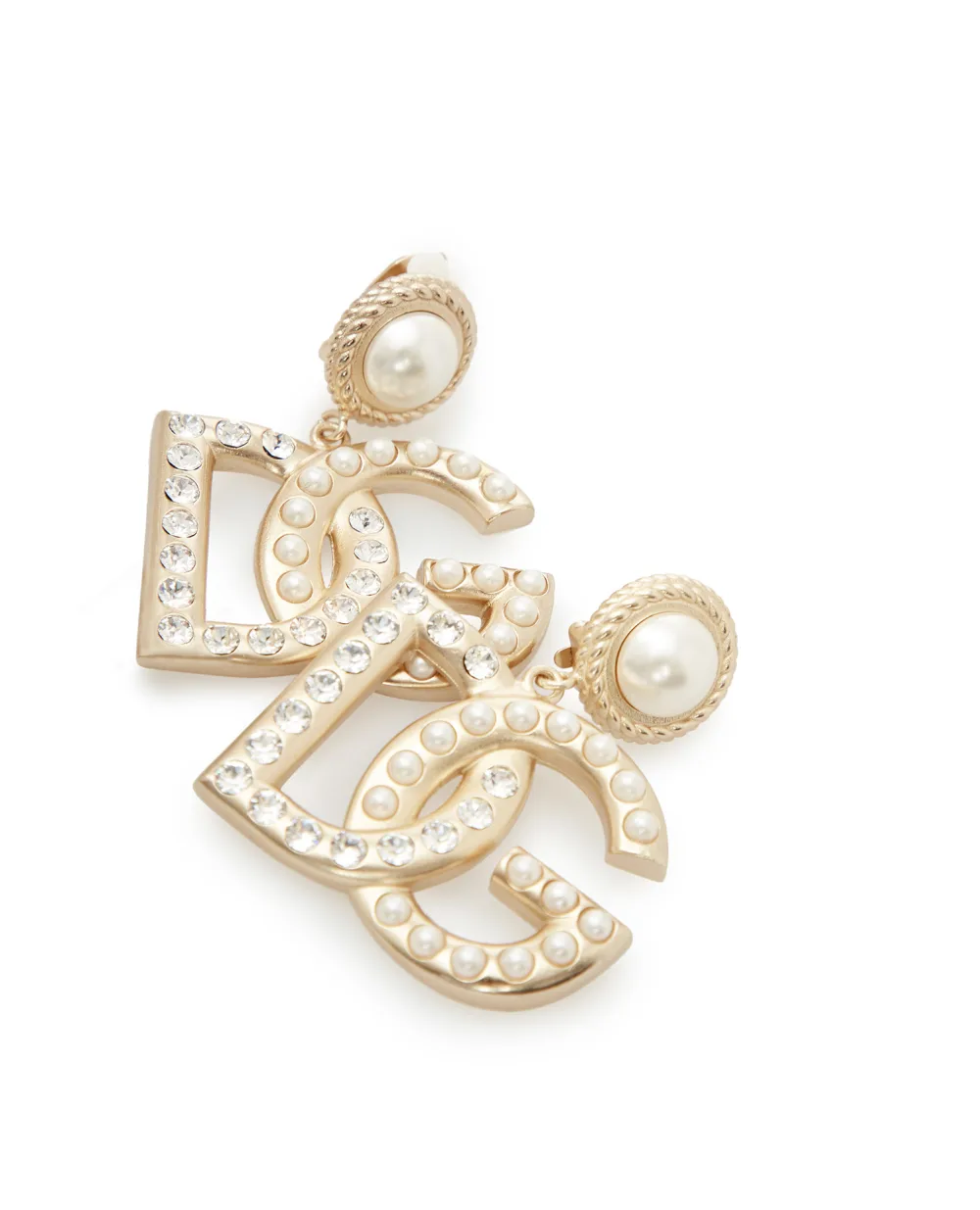 Клипсы Dolce&Gabbana WEN6L4-W1111, золотой цвет • Купить в интернет-магазине Kameron