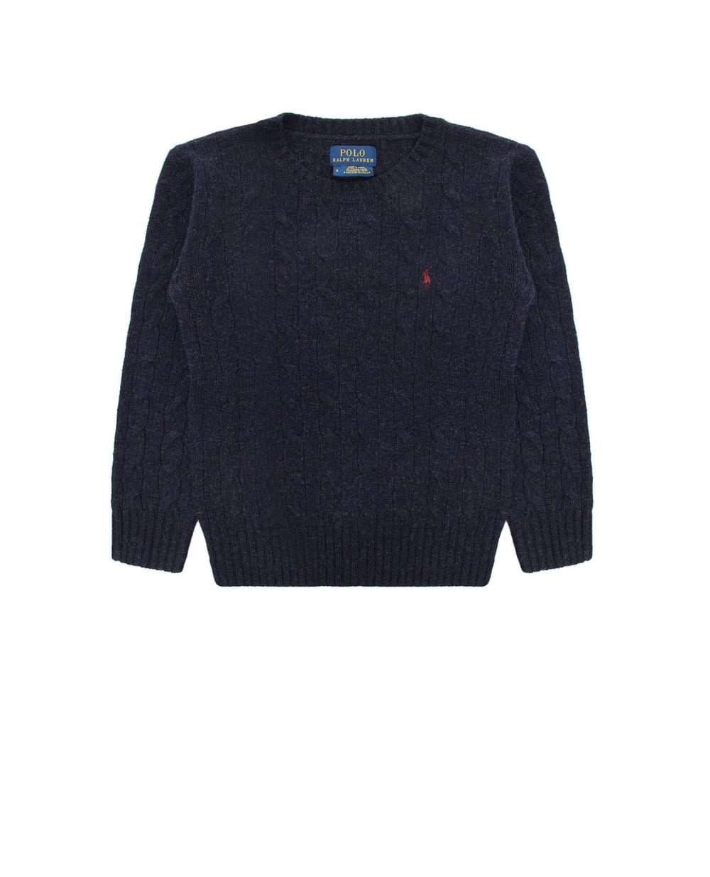 Шерстяной свитер Polo Ralph Lauren Kids 322702589008, синий цвет • Купить в интернет-магазине Kameron
