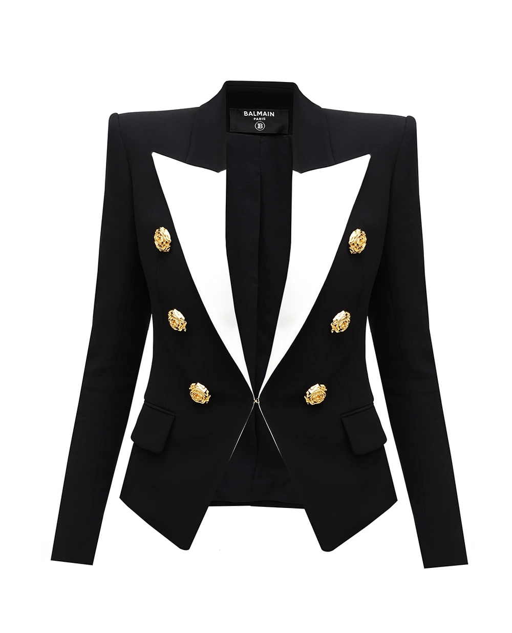 Жакет Balmain CF0SM340MB01, чорний колір • Купити в інтернет-магазині Kameron