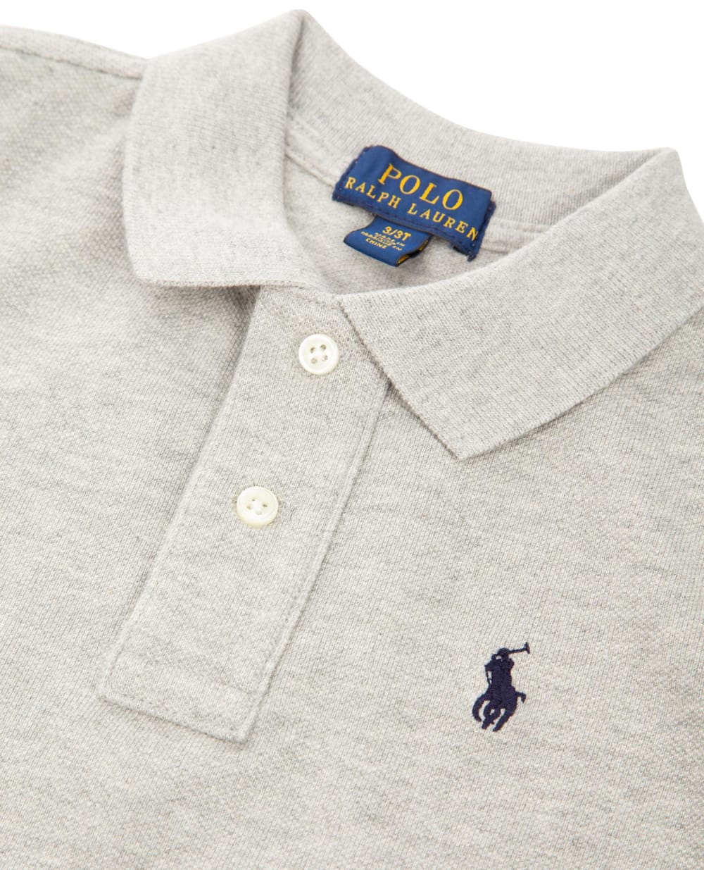 Детское поло Polo Ralph Lauren Kids 321603252002, серый цвет • Купить в интернет-магазине Kameron