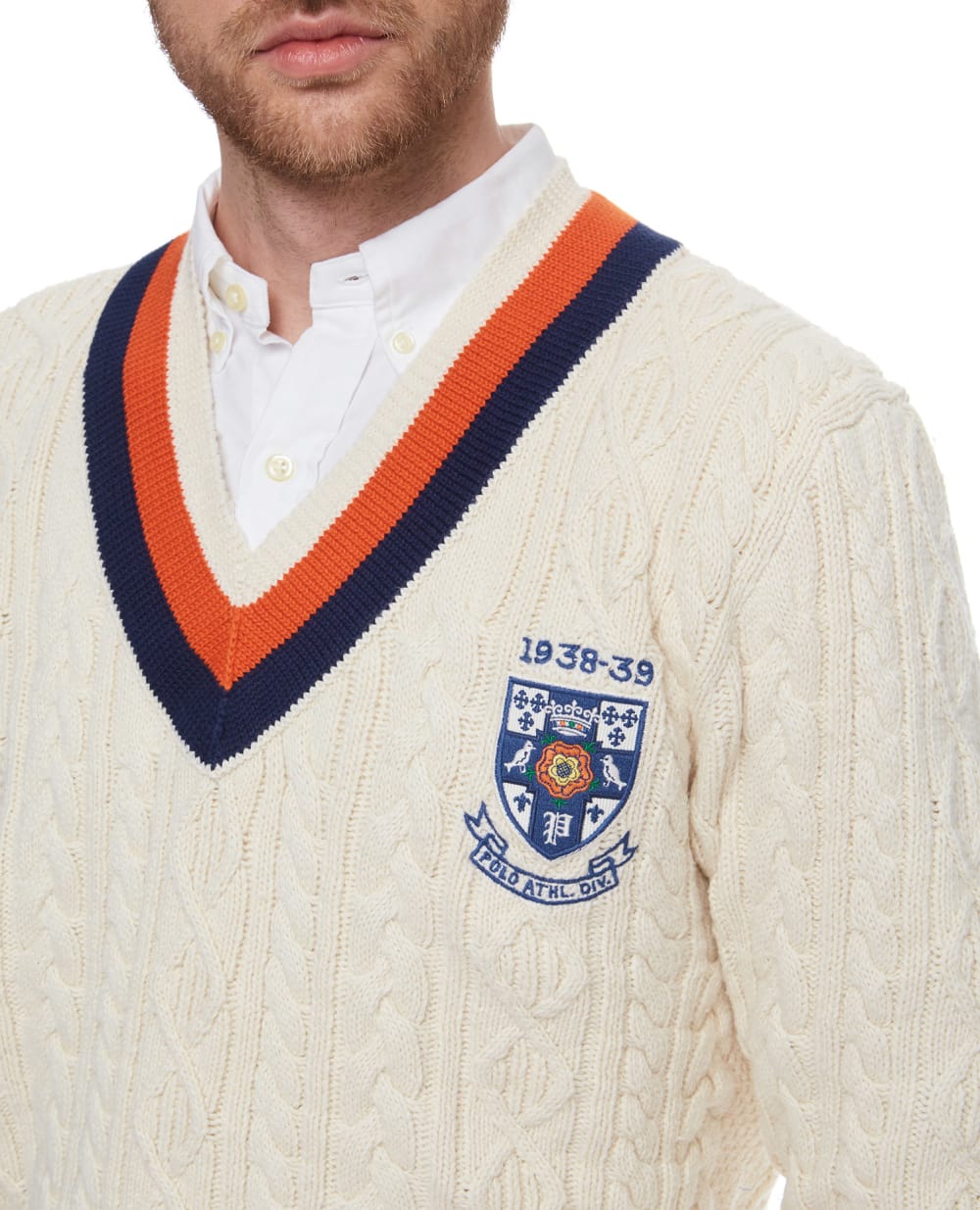 Пуловер Polo Ralph Lauren 710824524001, белый цвет • Купить в интернет-магазине Kameron