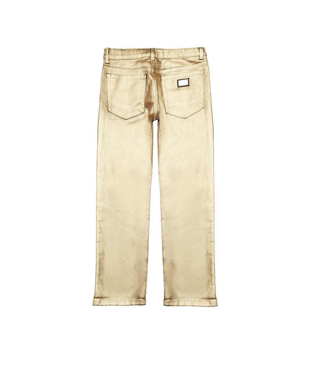 Детские джинсы Dolce&Gabbana Kids L42F37-LD991-S, золотой цвет • Купить в интернет-магазине Kameron