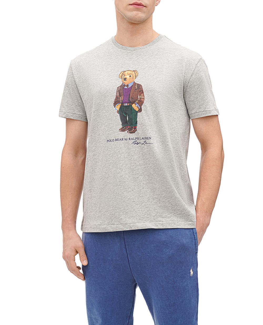 Футболка Polo Bear Polo Ralph Lauren 710854497025, серый цвет • Купить в интернет-магазине Kameron