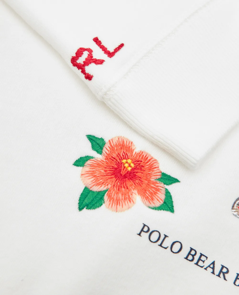 Детский свитшот Polo Bear Polo Ralph Lauren Kids 312909703001, белый цвет • Купить в интернет-магазине Kameron