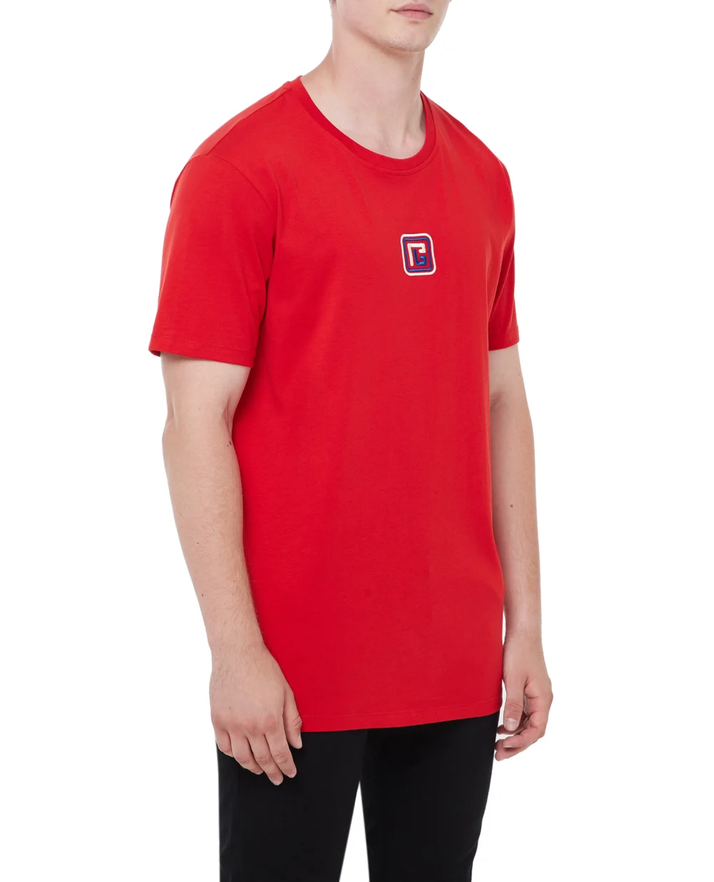 Футболка Balmain BH1EG010BC43, красный цвет • Купить в интернет-магазине Kameron
