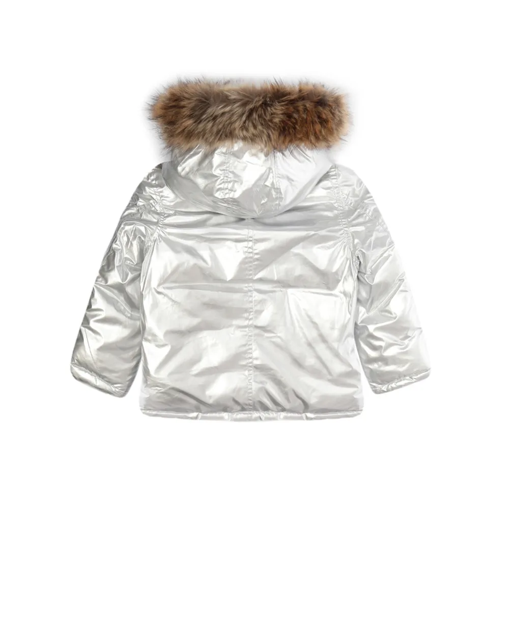 Пуховик Polo Ralph Lauren Kids 322749074001, серебряный цвет • Купить в интернет-магазине Kameron