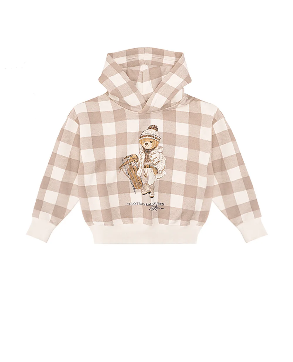 Детское худи Polo Bear Polo Ralph Lauren Kids 312920470001, бежевый цвет • Купить в интернет-магазине Kameron