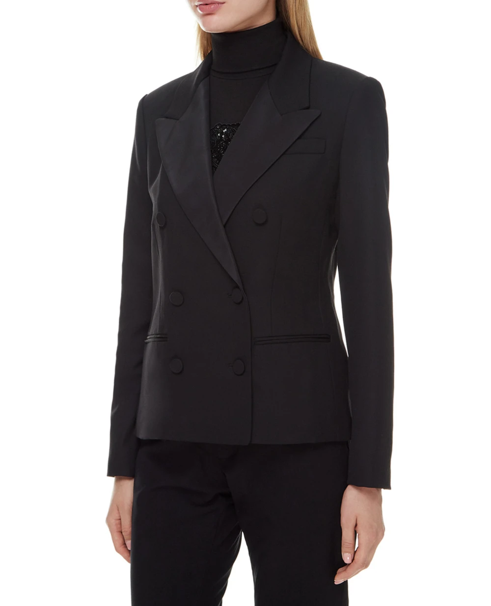 Шерстяной жакет Polo Ralph Lauren 211815087001, черный цвет • Купить в интернет-магазине Kameron