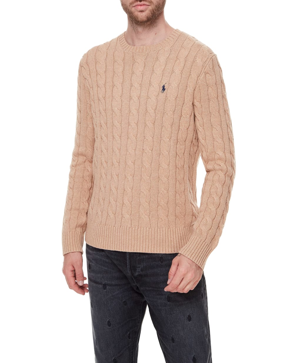 Джемпер Polo Ralph Lauren 710775885014, бежевый цвет • Купить в интернет-магазине Kameron