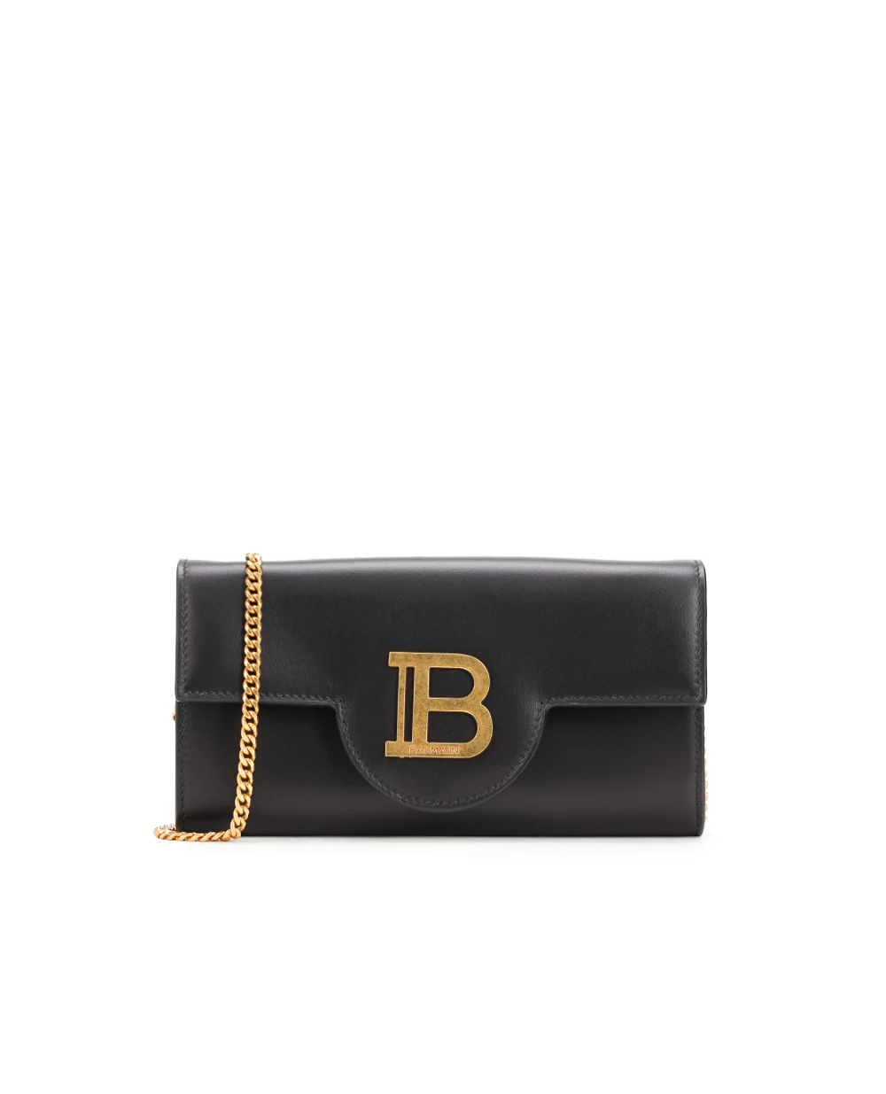 Кожаная сумка B-Buzz Wallet Balmain DN1ON197LAVE, черный цвет • Купить в интернет-магазине Kameron