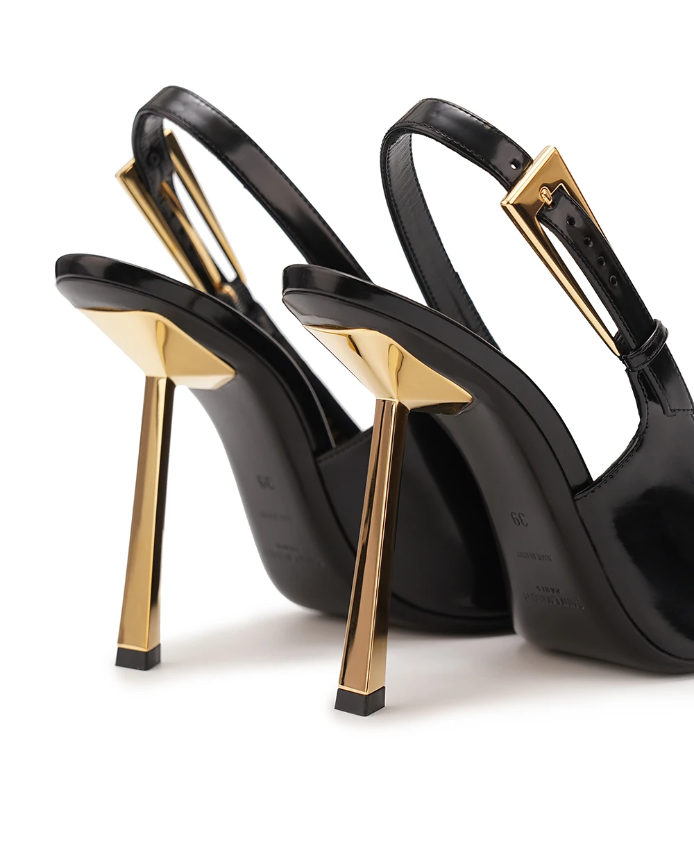 Туфли Saint Laurent 763421-AACGX, черный цвет • Купить в интернет-магазине Kameron