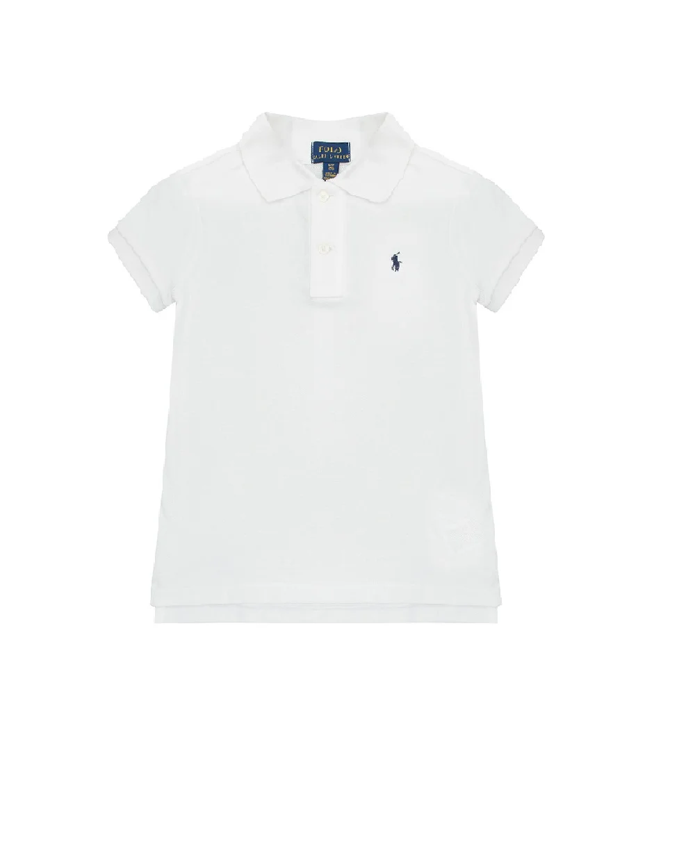 Детское поло Polo Ralph Lauren Kids 313811484004, белый цвет • Купить в интернет-магазине Kameron
