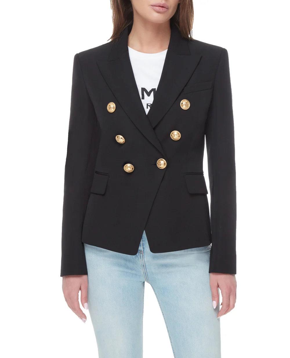 Жакет Balmain AF1SG000WB05, черный цвет • Купить в интернет-магазине Kameron