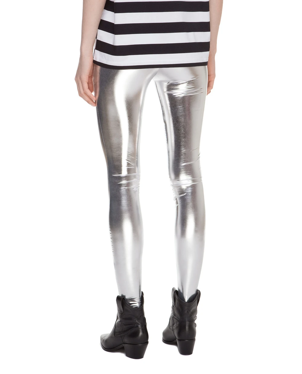 Леггинсы Balmain TF05355X374, серебряный цвет • Купить в интернет-магазине Kameron