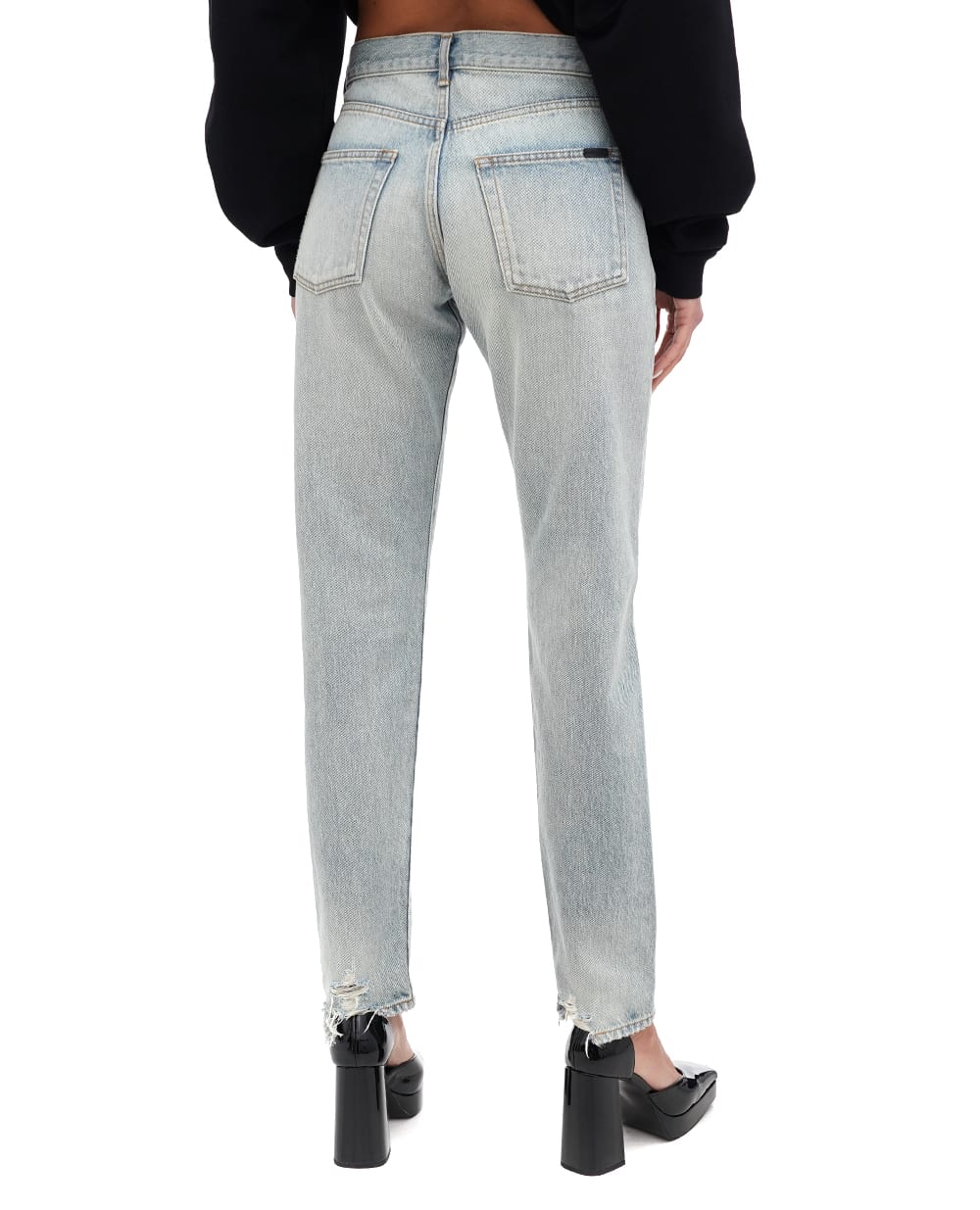 Джинсы Saint Laurent 644026-YD372, голубой цвет • Купить в интернет-магазине Kameron