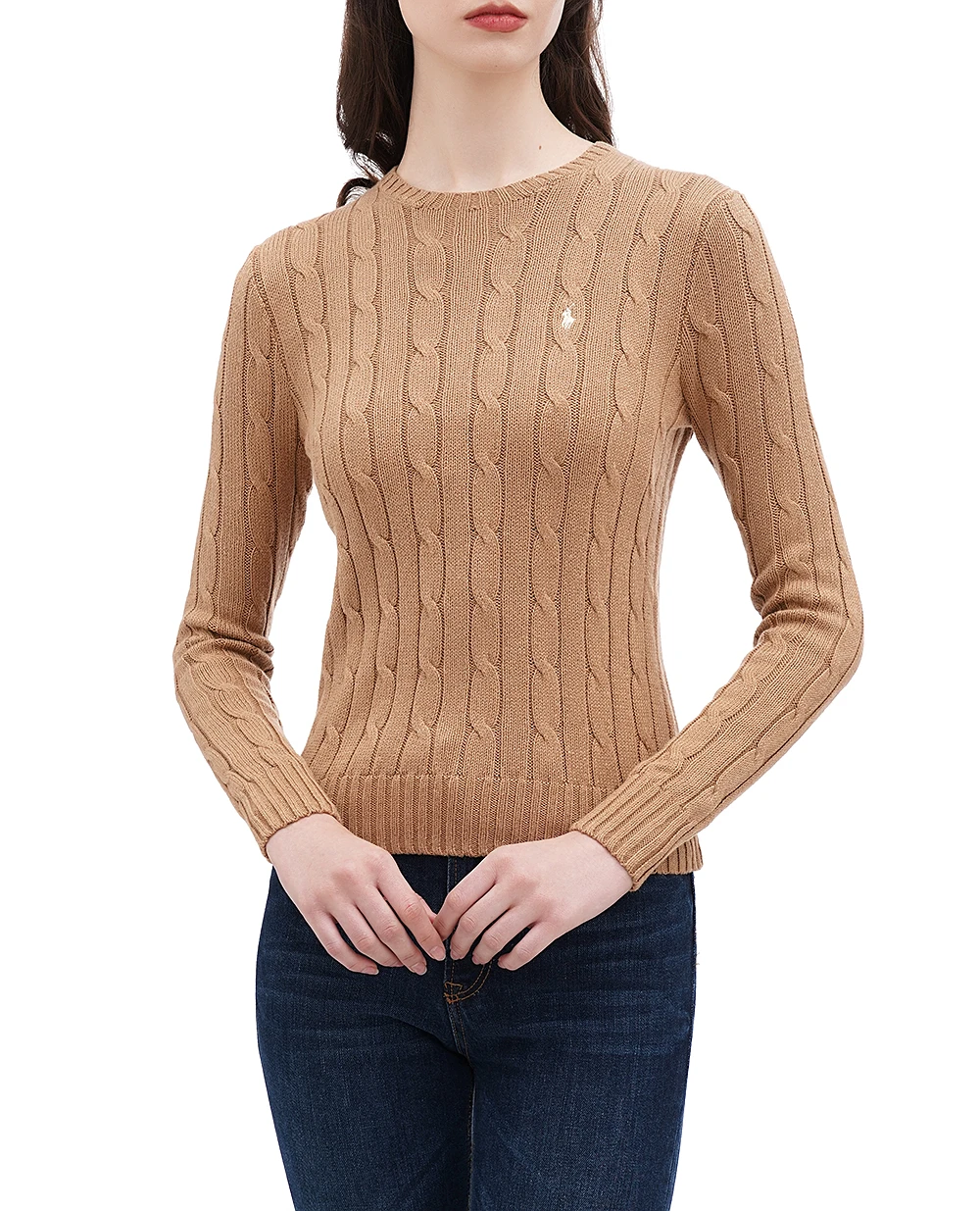 Свитер Polo Ralph Lauren 211943903002, коричневый цвет • Купить в интернет-магазине Kameron