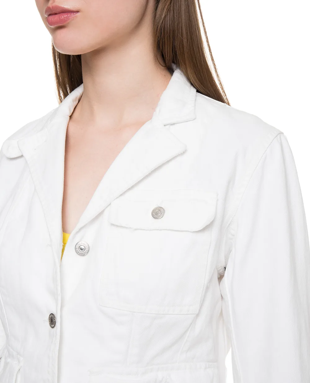 Джинсовая куртка Polo Ralph Lauren 211742365001, белый цвет • Купить в интернет-магазине Kameron