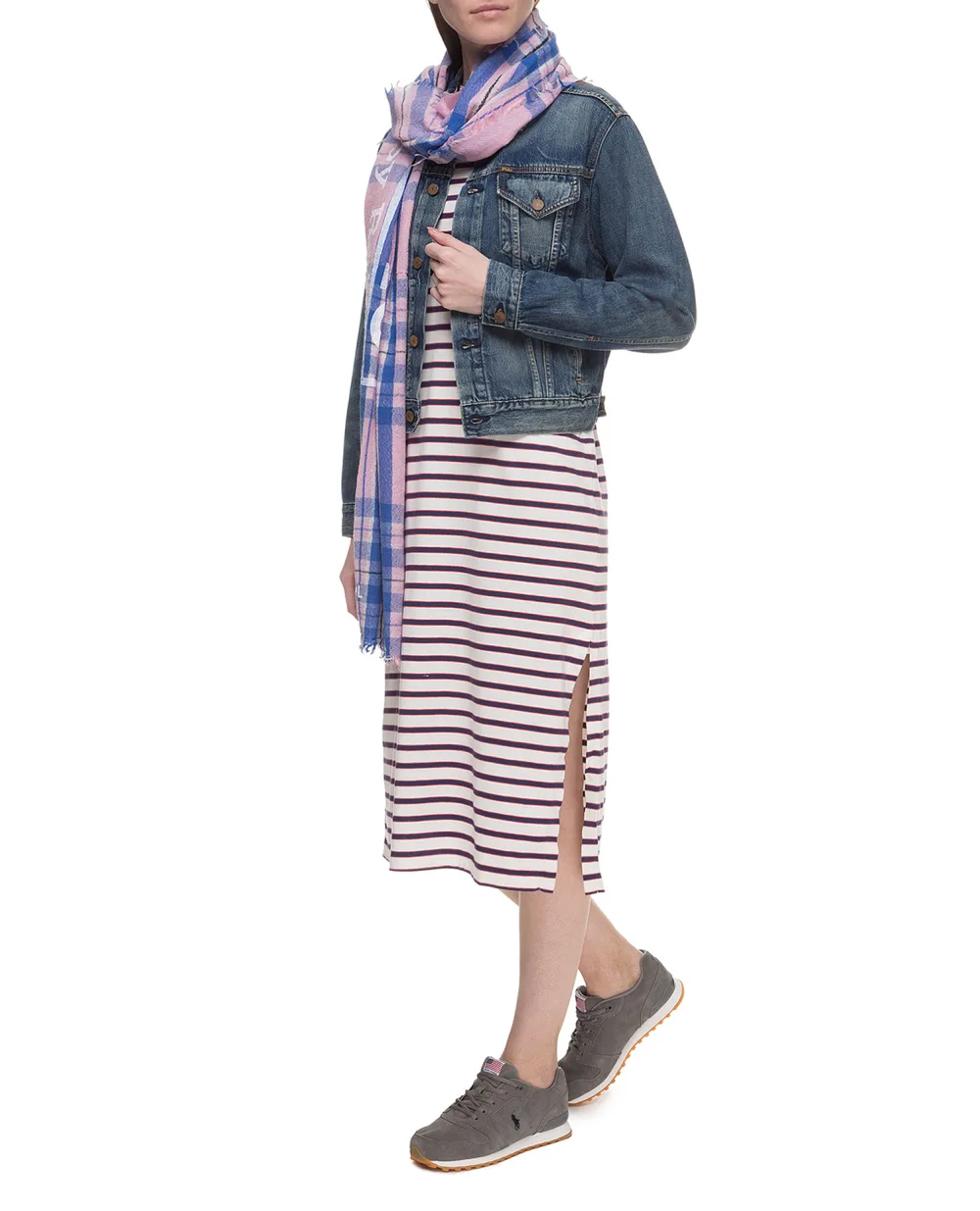 Джинсовая куртка Polo Ralph Lauren 211685967001FW19, голубой цвет • Купить в интернет-магазине Kameron