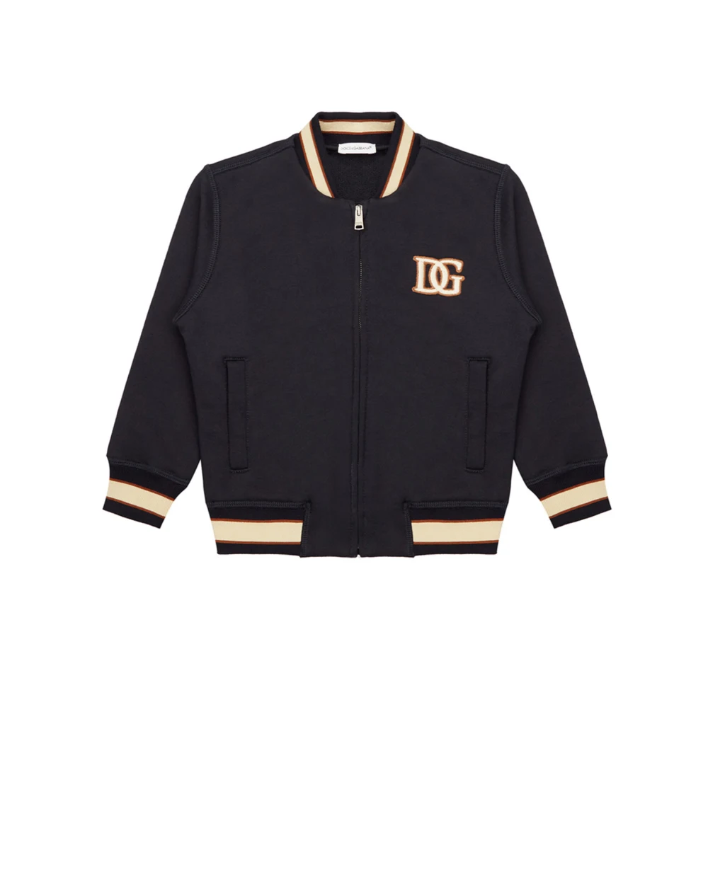 Бомбер Dolce&Gabbana Kids L4JW9K-G7XJS-B, черный цвет • Купить в интернет-магазине Kameron
