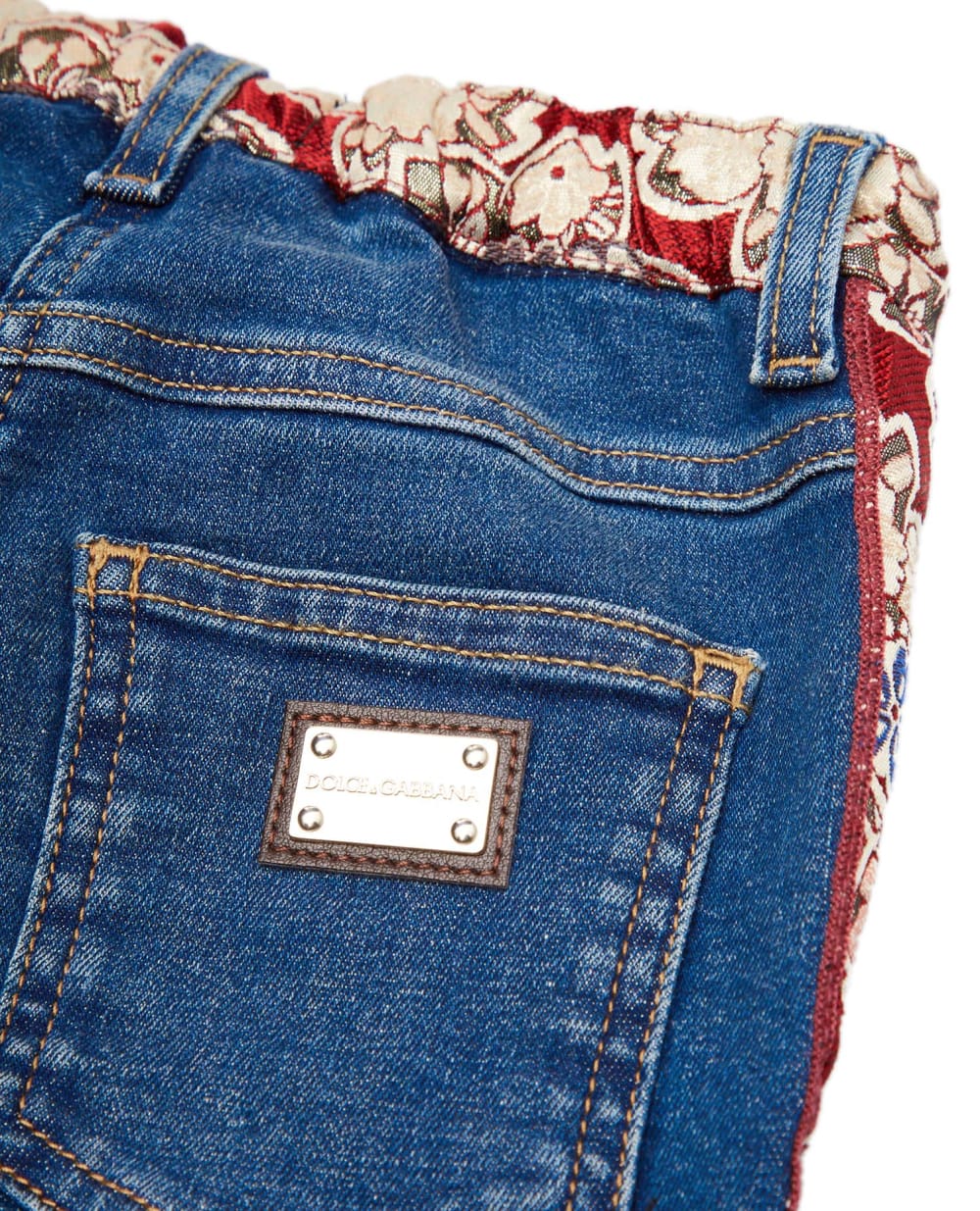 Детские джинсы Dolce&Gabbana Kids L52F22-G7YPT-B, синий цвет • Купить в интернет-магазине Kameron