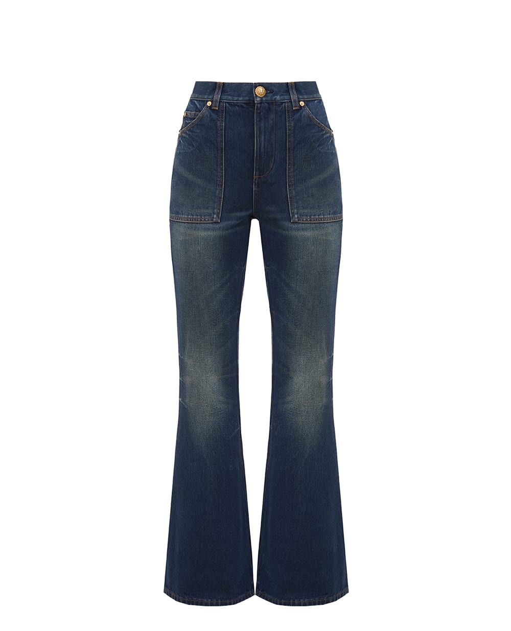 Джинси Balmain BF0MJ115DD63, синій колір • Купити в інтернет-магазині Kameron