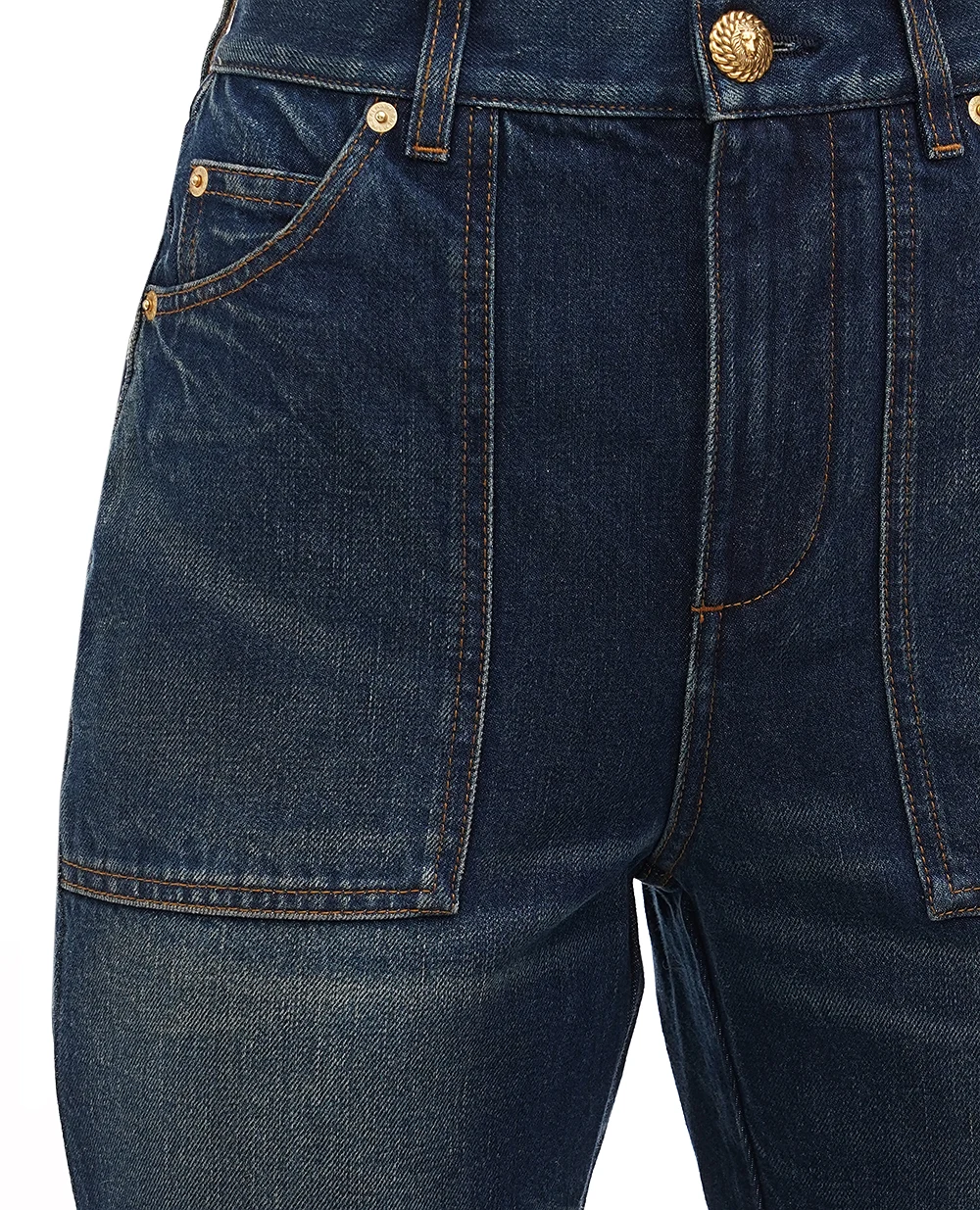 Джинси Balmain BF0MJ115DD63, синій колір • Купити в інтернет-магазині Kameron