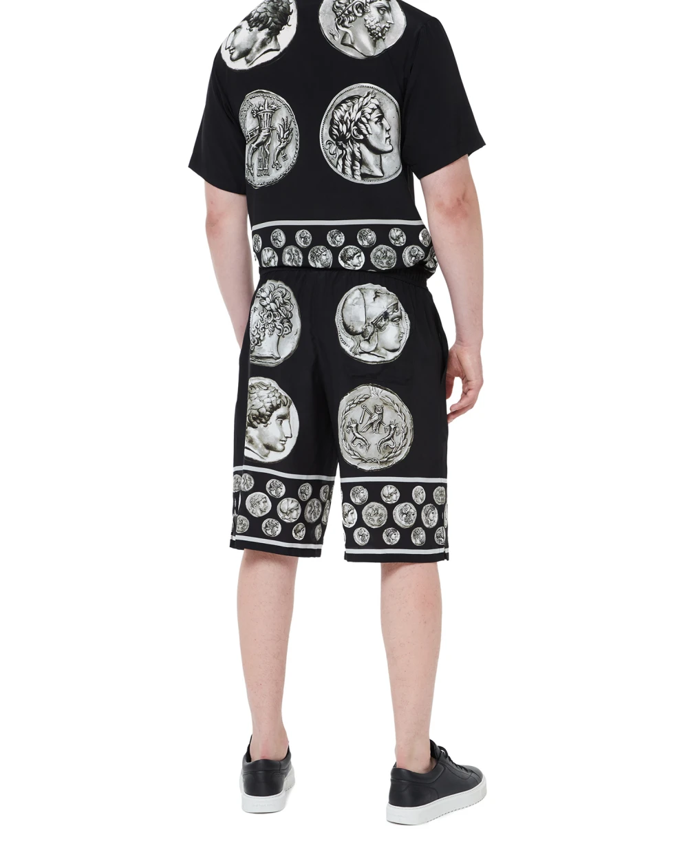 Шелковые шорты (костюм) Dolce&Gabbana GV37AT-HI1LJ, черный цвет • Купить в интернет-магазине Kameron