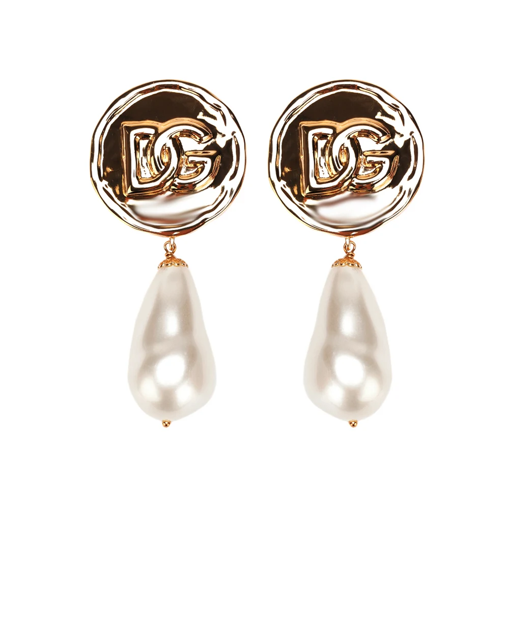 Сережки DG Logo Dolce&Gabbana WEP8L5-W1111, золотий колір • Купити в інтернет-магазині Kameron