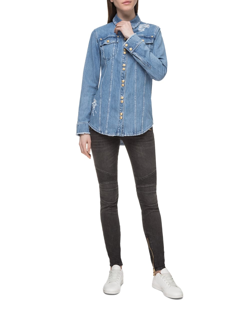 Джинсы Balmain RF1995999265N, черный цвет • Купить в интернет-магазине Kameron
