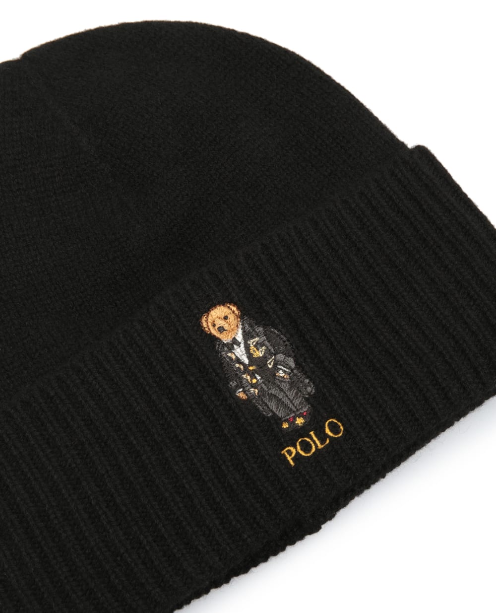 Шерстяная шапка Polo Ralph Lauren 449823764001, черный цвет • Купить в интернет-магазине Kameron