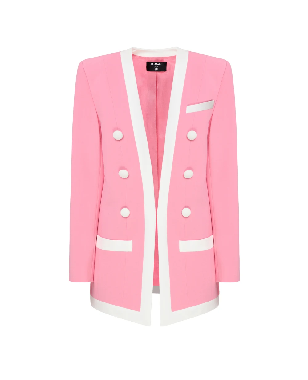 Жакет Balmain VF17576V089, розовый цвет • Купить в интернет-магазине Kameron