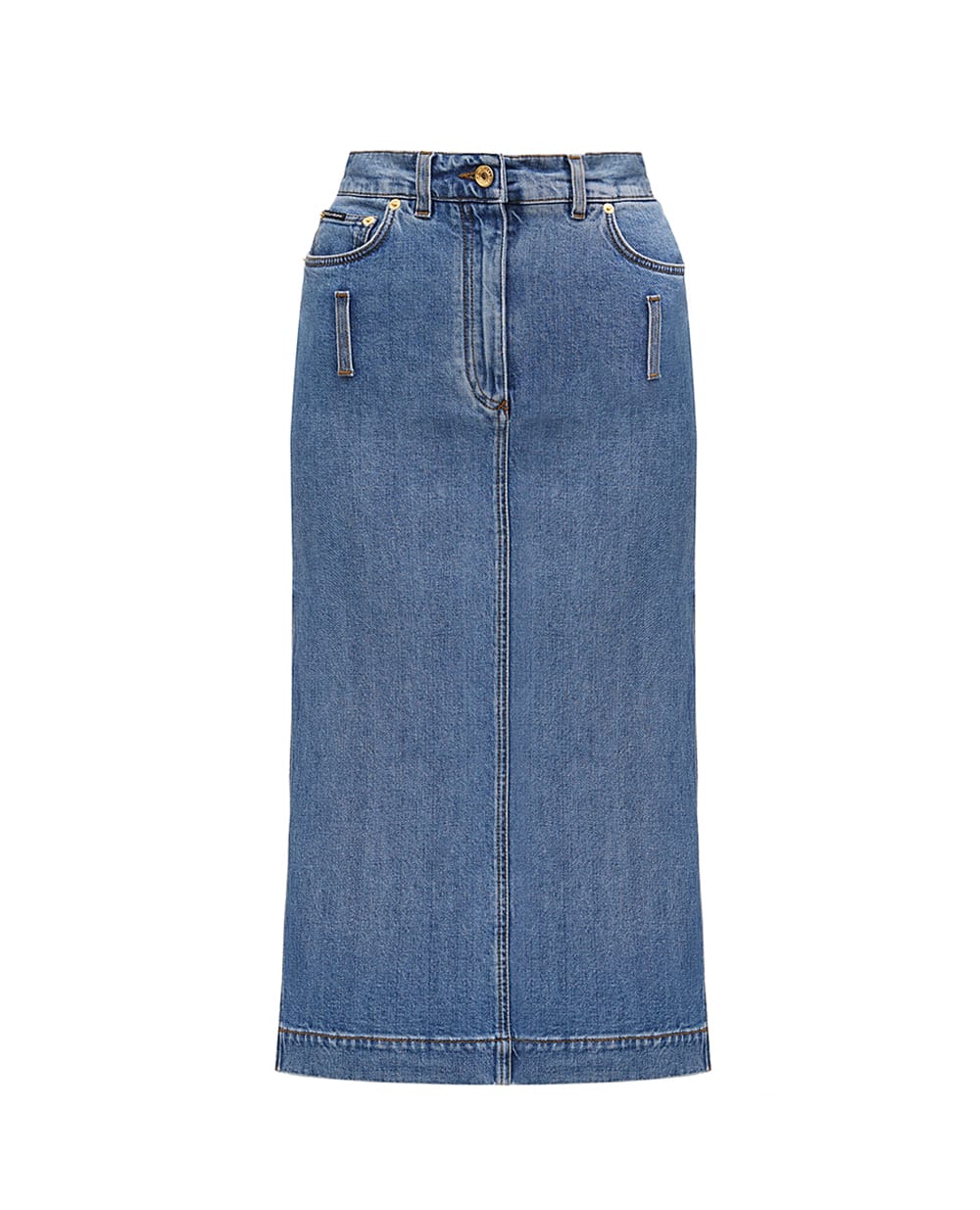 Джинсовая юбка Dolce&Gabbana F4CP1D-GDBV1, синий цвет • Купить в интернет-магазине Kameron