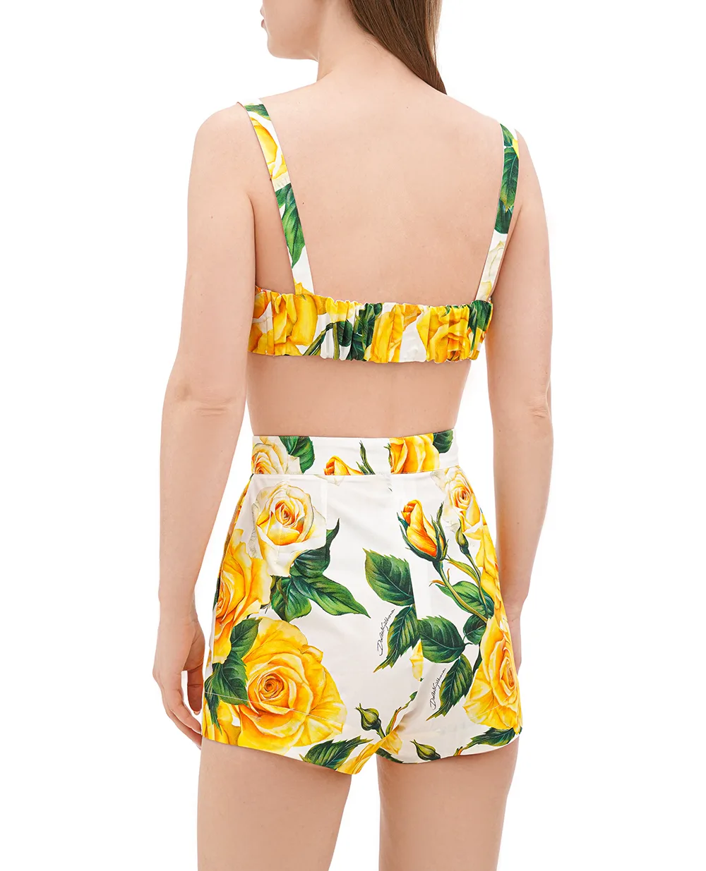 Топ Dolce&Gabbana F756LT-HS5NO, желтый цвет • Купить в интернет-магазине Kameron