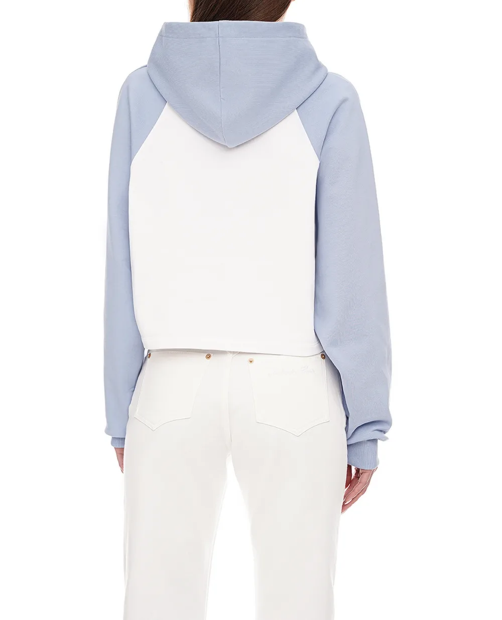 Худи Balmain CF1JP034BB02, белый цвет • Купить в интернет-магазине Kameron