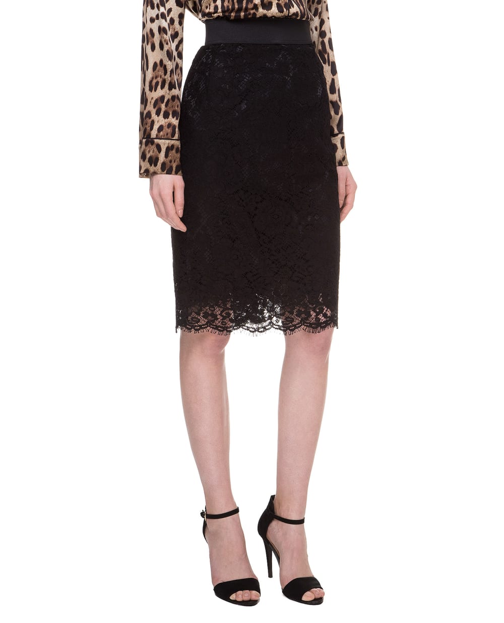 Юбка Dolce&Gabbana F4A2PT-HLMCK, черный цвет • Купить в интернет-магазине Kameron