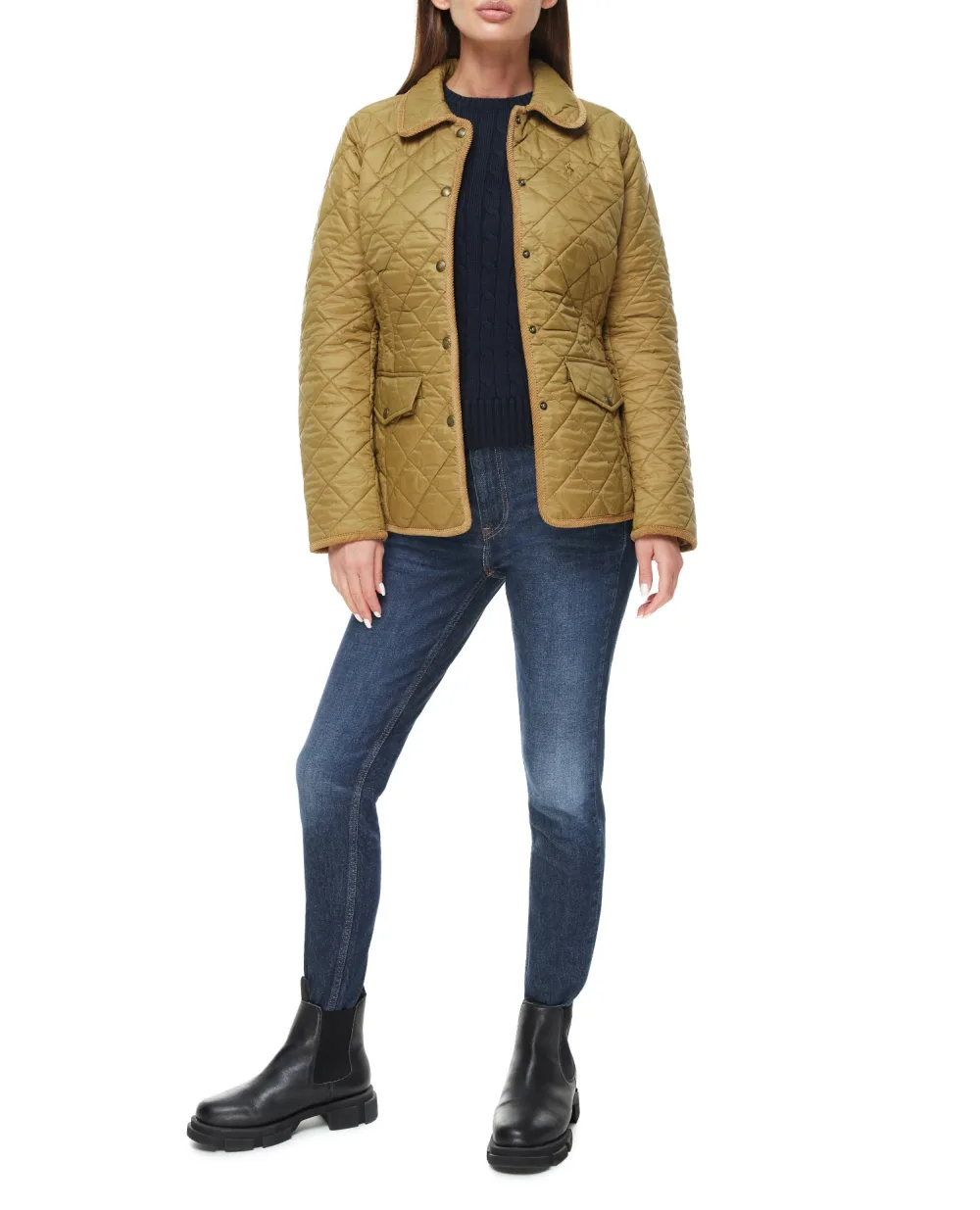 Куртка Polo Ralph Lauren 211902996006, оливковый цвет • Купить в интернет-магазине Kameron