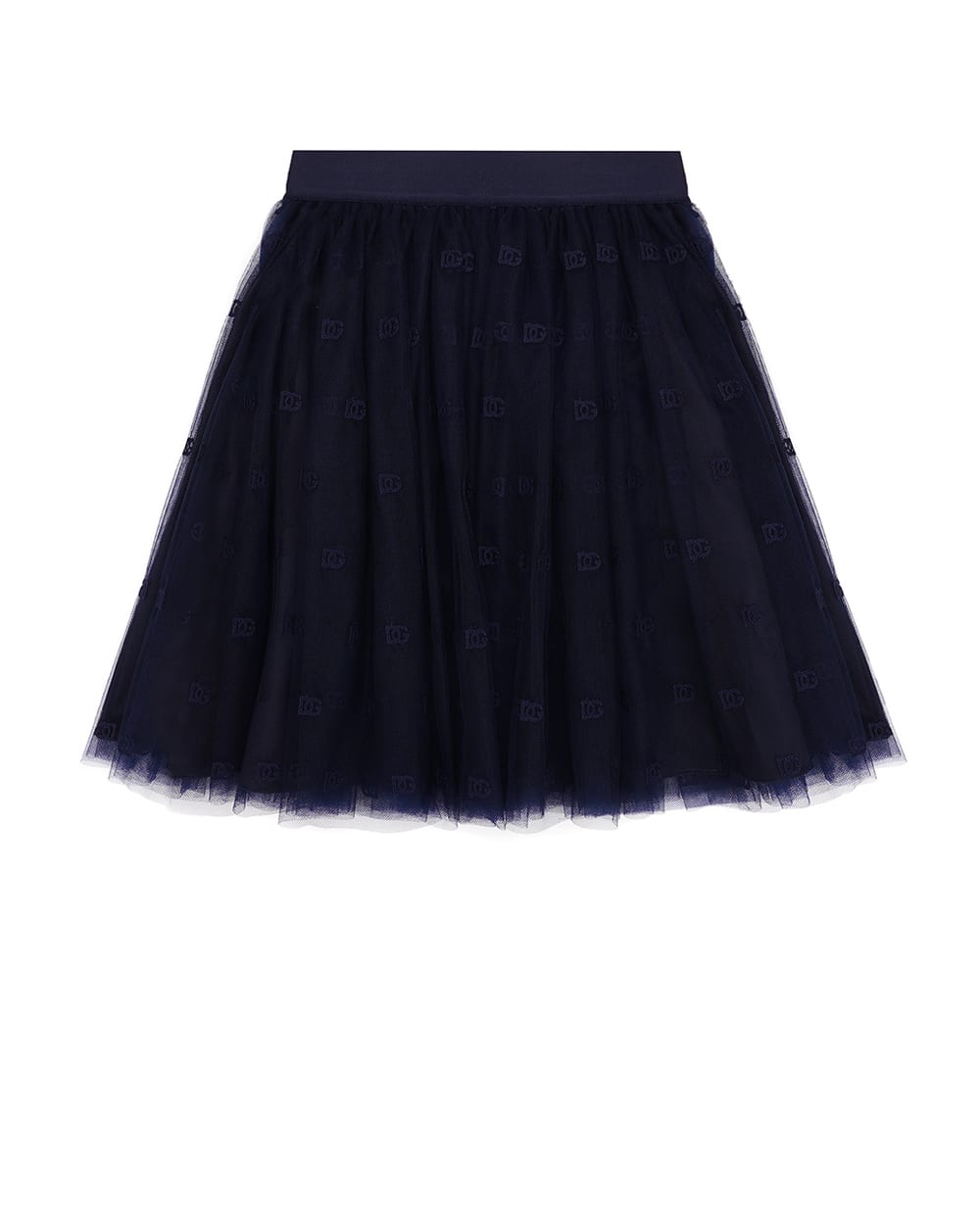 Дитяча спідниця Dolce&Gabbana Kids L54I61-HLM8T-B, темно-синій колір • Купити в інтернет-магазині Kameron