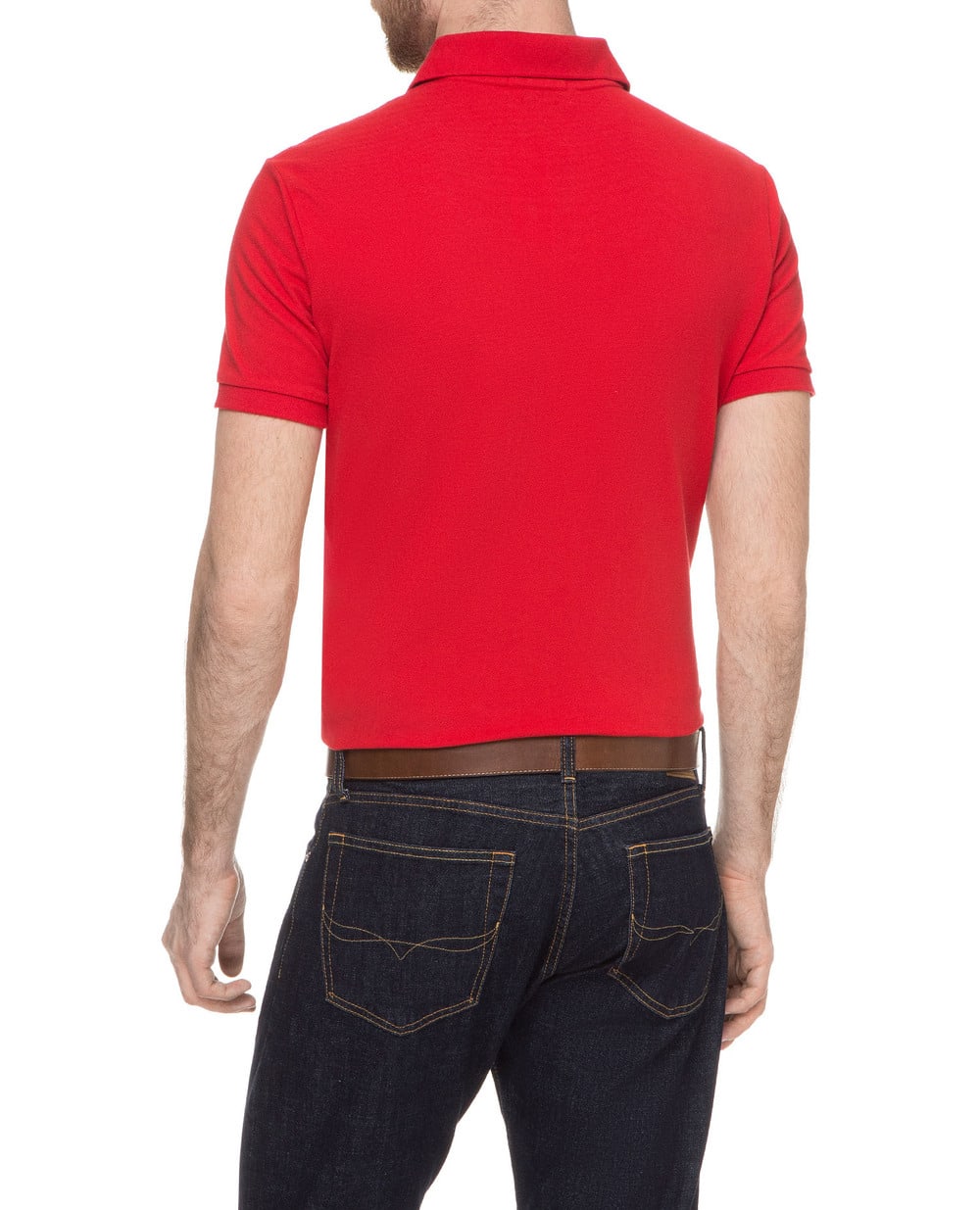 Поло Mesh Polo Ralph Lauren 710666998003, красный цвет • Купить в интернет-магазине Kameron