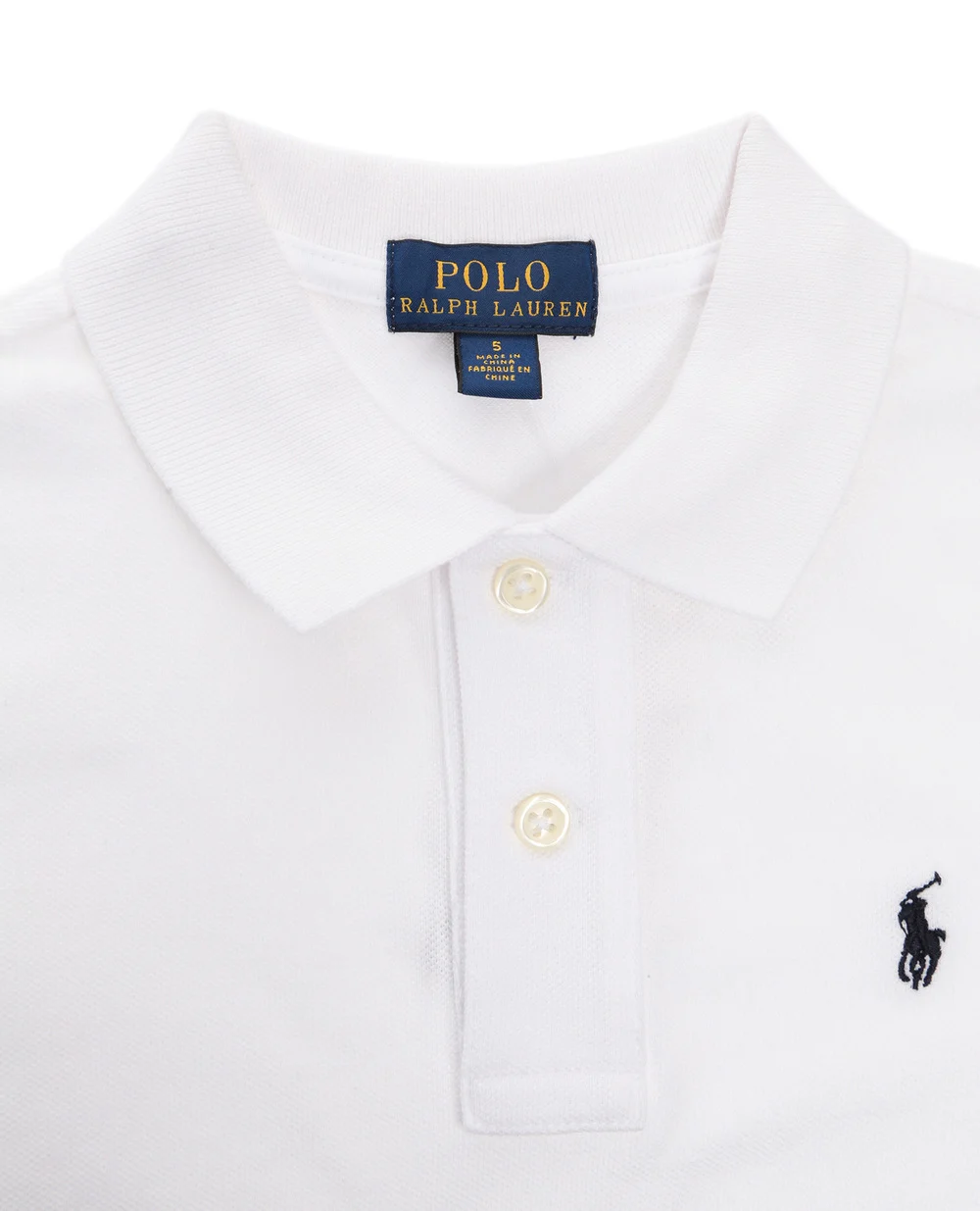 Дитяче поло Polo Ralph Lauren Kids 323603252004, білий колір • Купити в інтернет-магазині Kameron