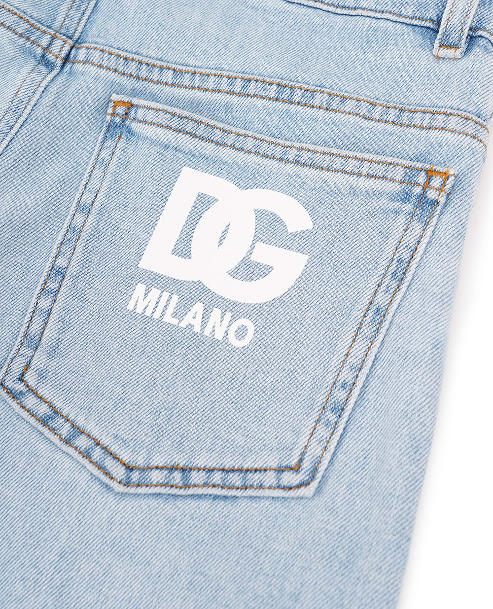 Детские шорты Dolce&Gabbana Kids L42Q96-LDC13-B, голубой цвет • Купить в интернет-магазине Kameron