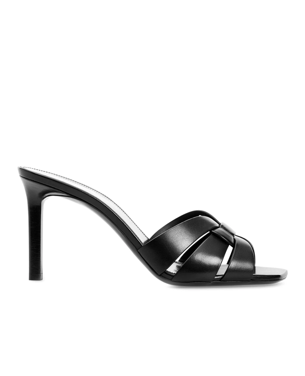 Кожаные мюли Tribute Saint Laurent 650986-DWE00, черный цвет • Купить в интернет-магазине Kameron