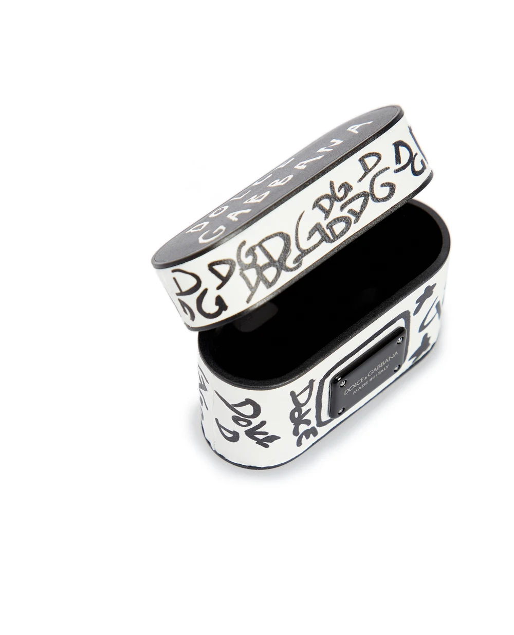 Кожаный чехол для Airpods Dolce&Gabbana BP2816-AQ276, белый цвет • Купить в интернет-магазине Kameron