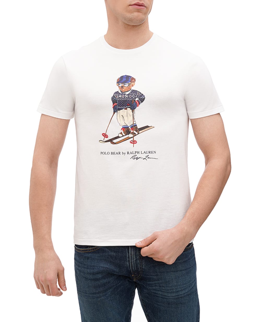 Футболка Polo Bear Polo Ralph Lauren 710853310026, белый цвет • Купить в интернет-магазине Kameron