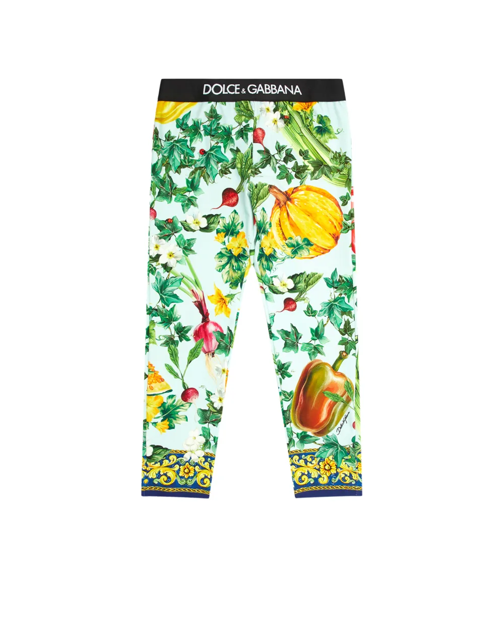 Детские леггинсы Dolce&Gabbana Kids L5JP3J-G7I0R-B, разноцветный цвет • Купить в интернет-магазине Kameron