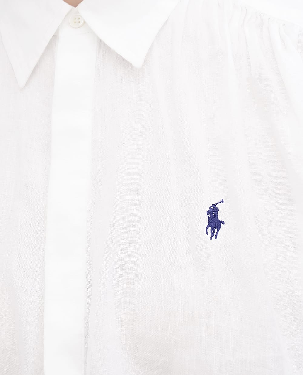 Льняная рубашка Polo Ralph Lauren 211935131001, белый цвет • Купить в интернет-магазине Kameron