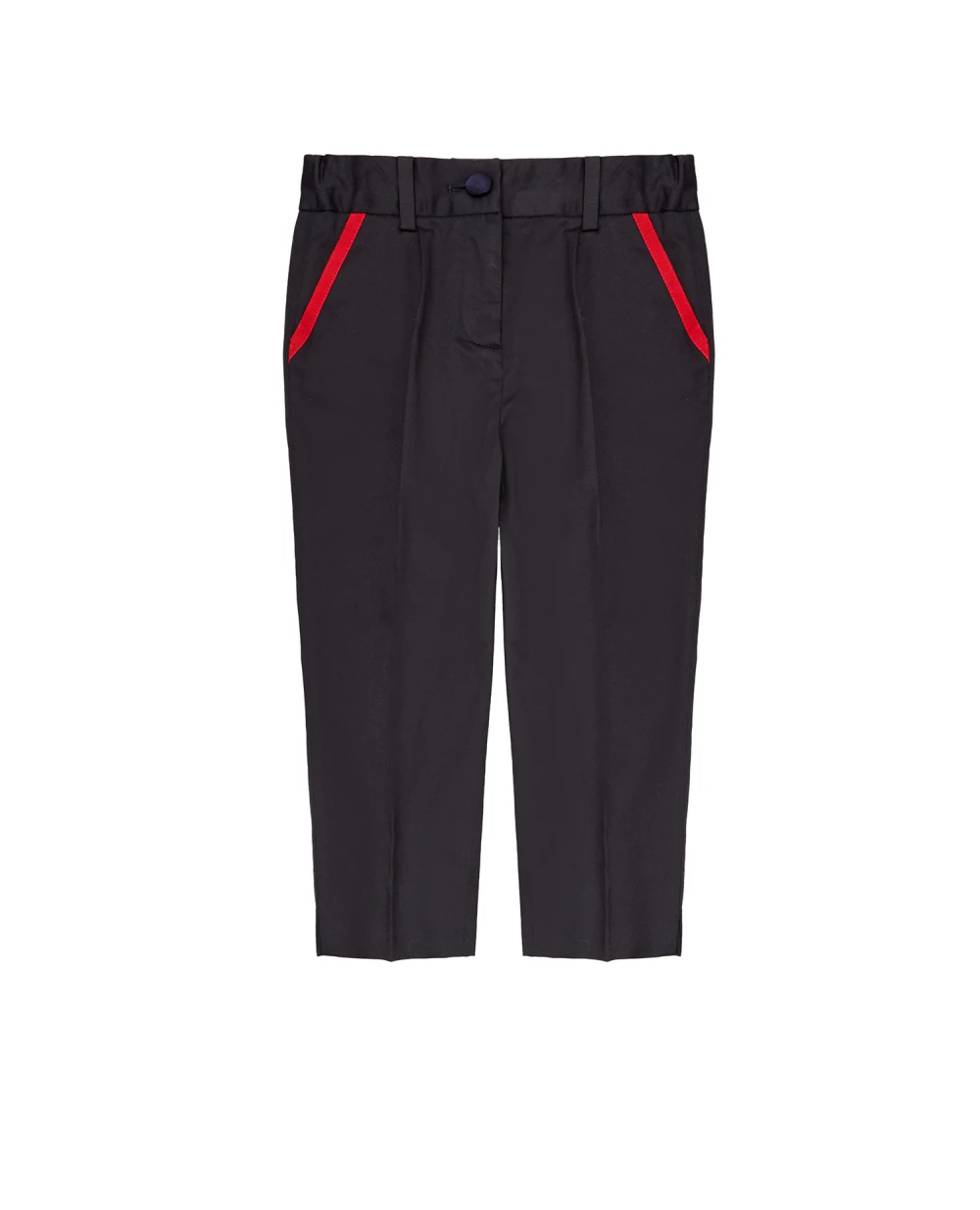 Детские брюки Dolce&Gabbana Kids L52P98-FUFJY-S, темно-синий цвет • Купить в интернет-магазине Kameron