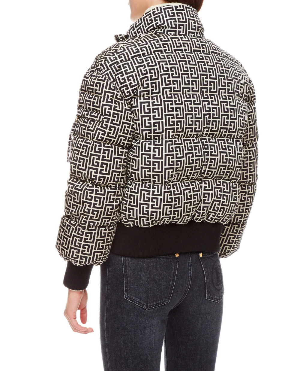 Пуховик Balmain WF1TP010I710, разноцветный цвет • Купить в интернет-магазине Kameron